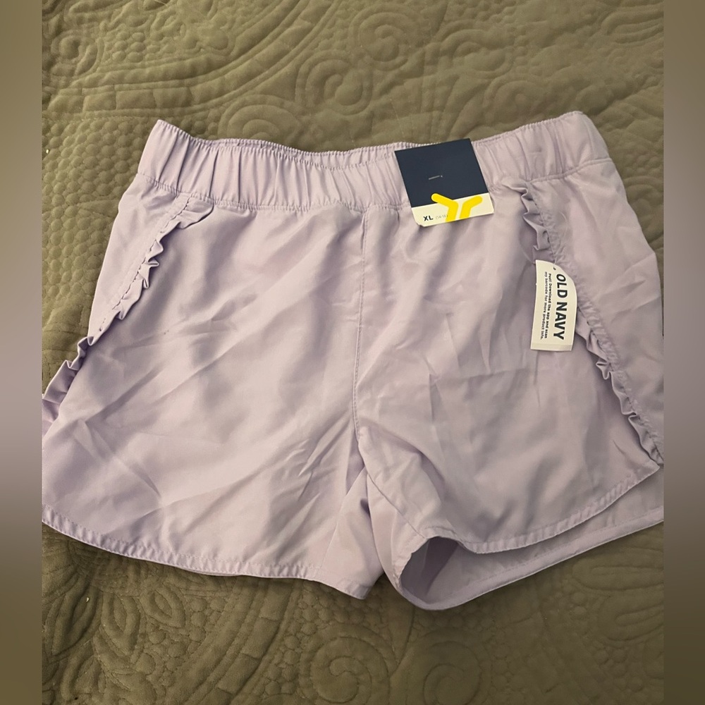 Old Navy Girl’s Light Purple Athletic Shorts